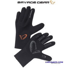 Перчатки Savage Gear Super Stretch Neo размер L чёрные